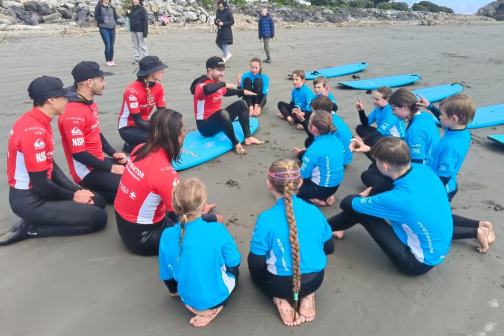 140 Cantabrians catch their first waves at free Sumner surf days
